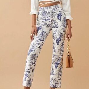 Reformation Cynthia Straight Leg Jeans